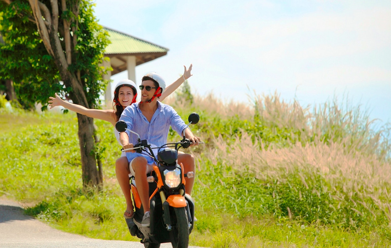 Scooter of E-chopper tocht door het Heuvelland