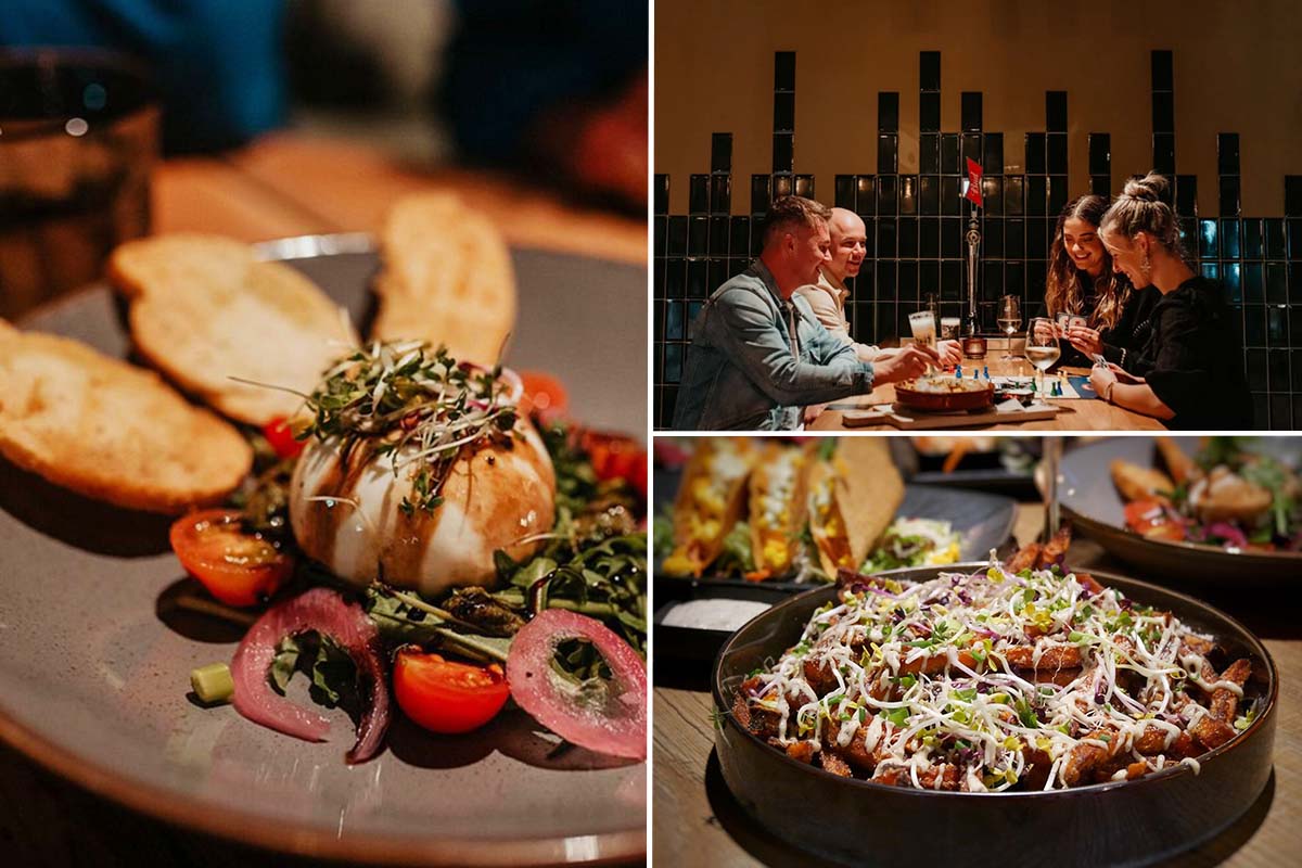 3-gangen shared dining bij The Boules Club