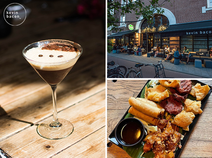 Sharing platter + cocktail bij Kevin Bacon Bar