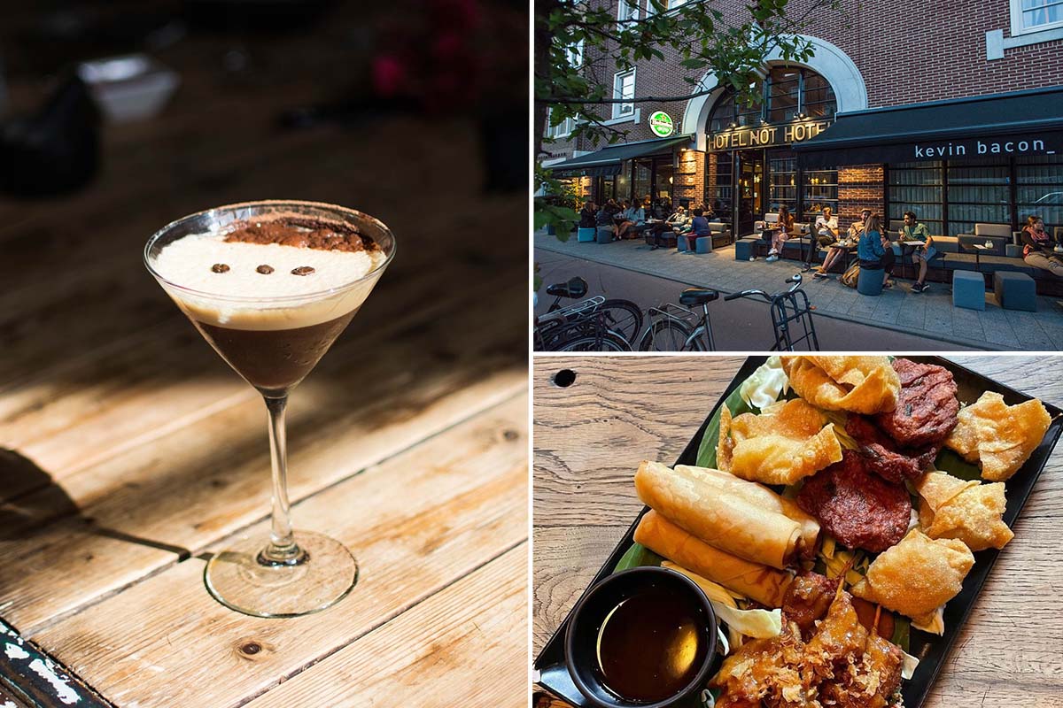 Sharing platter + cocktail bij Kevin Bacon Bar