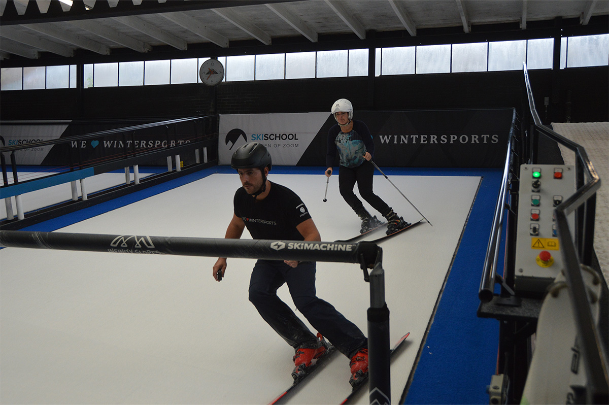 Ski- of snowboardles bij Skischool Bergen op Zoom