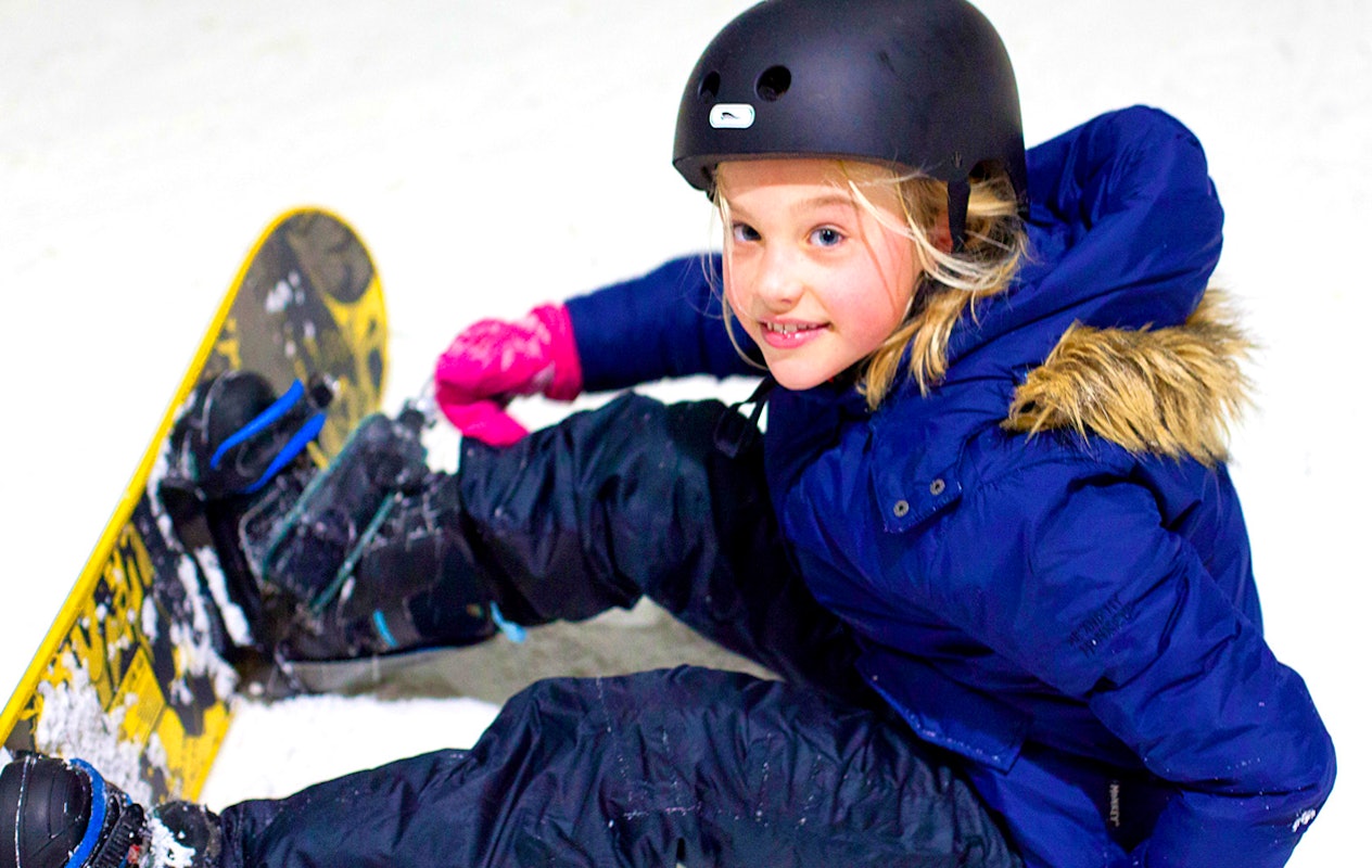 Vrij skiën of snowboarden op de sneeuwbaan van De Uithof in Den Haag