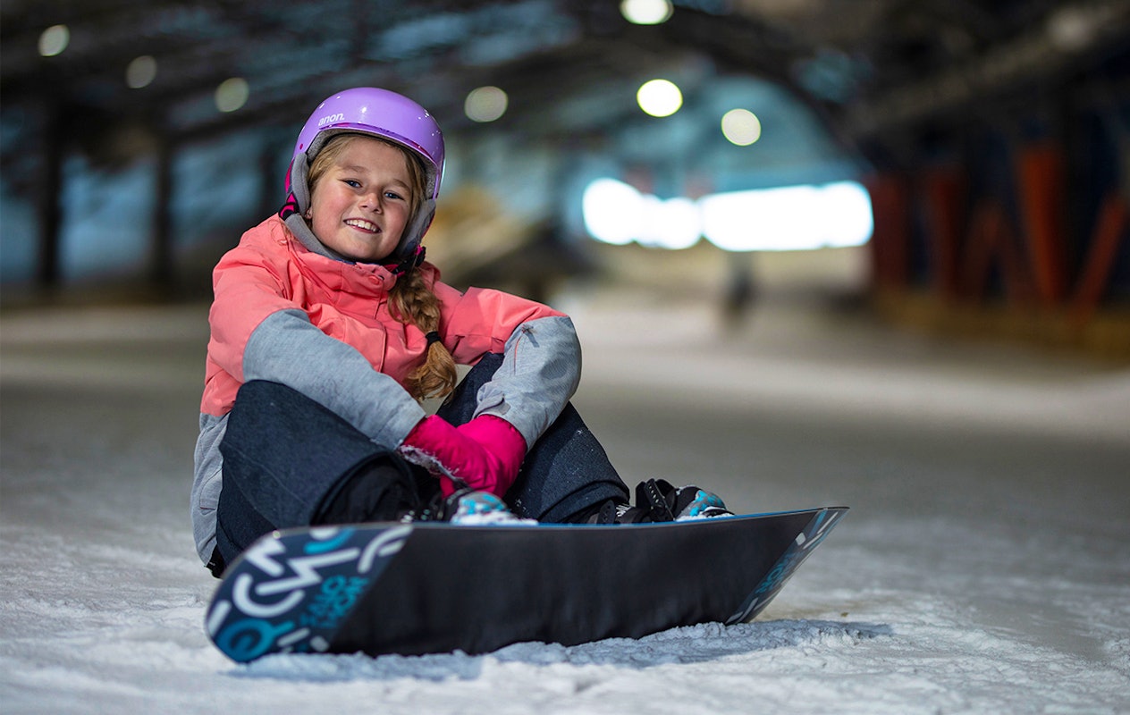 Vrij skiën of snowboarden op de sneeuwbaan van De Uithof in Den Haag
