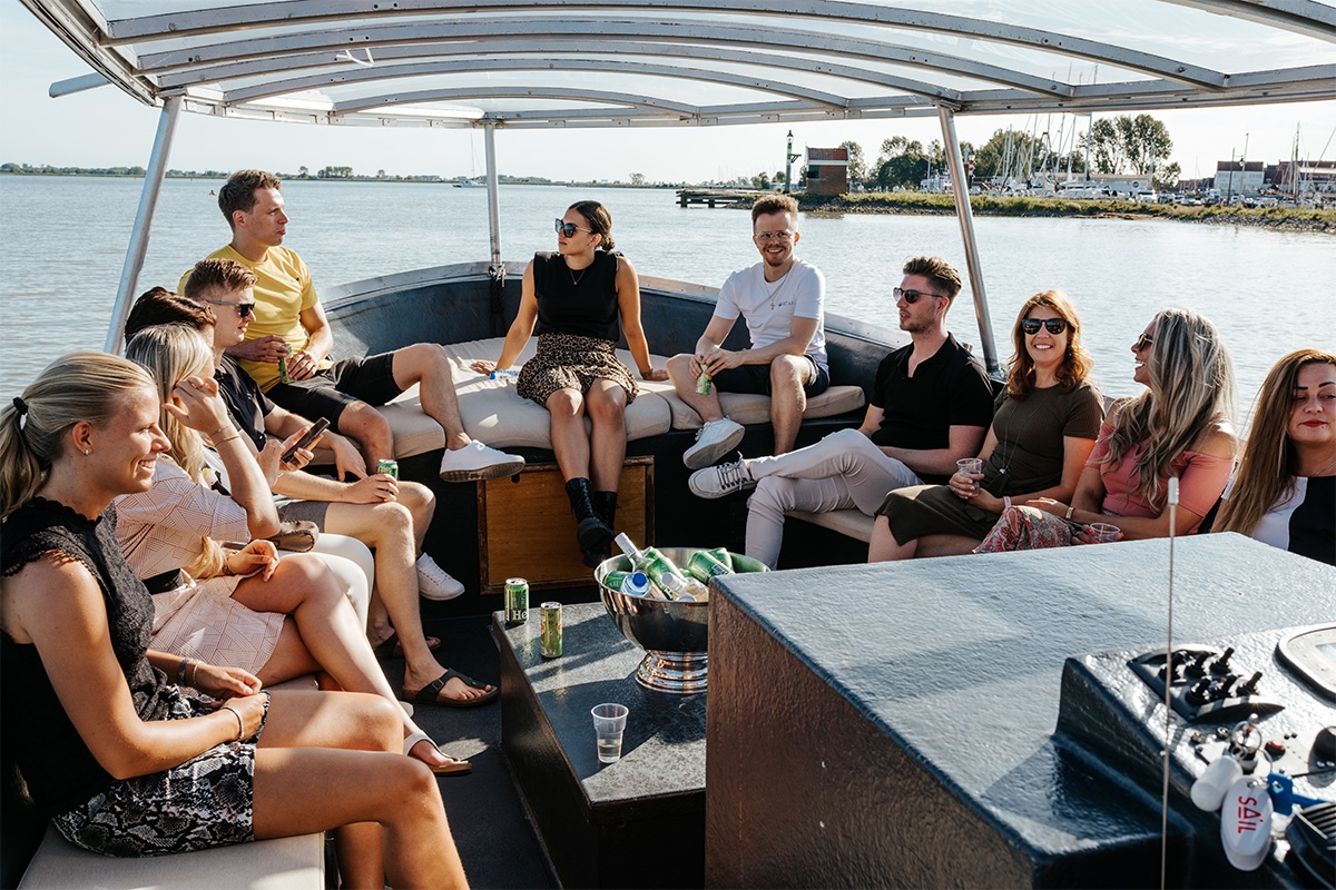 1,5, 2 of 3 uur privé sloep + drankjes met Spaander Marina