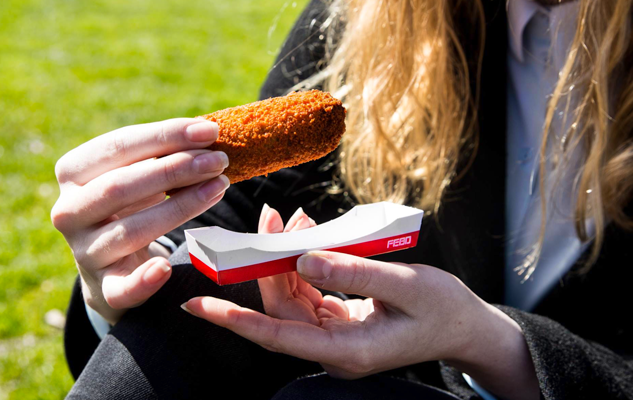 Snack naar keuze voor €1,- bij FEBO Kersenboogerd