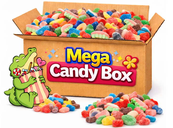 Snoepbox van Mr. Snoep bij je thuis bezorgd (4, 6 of 8kg)