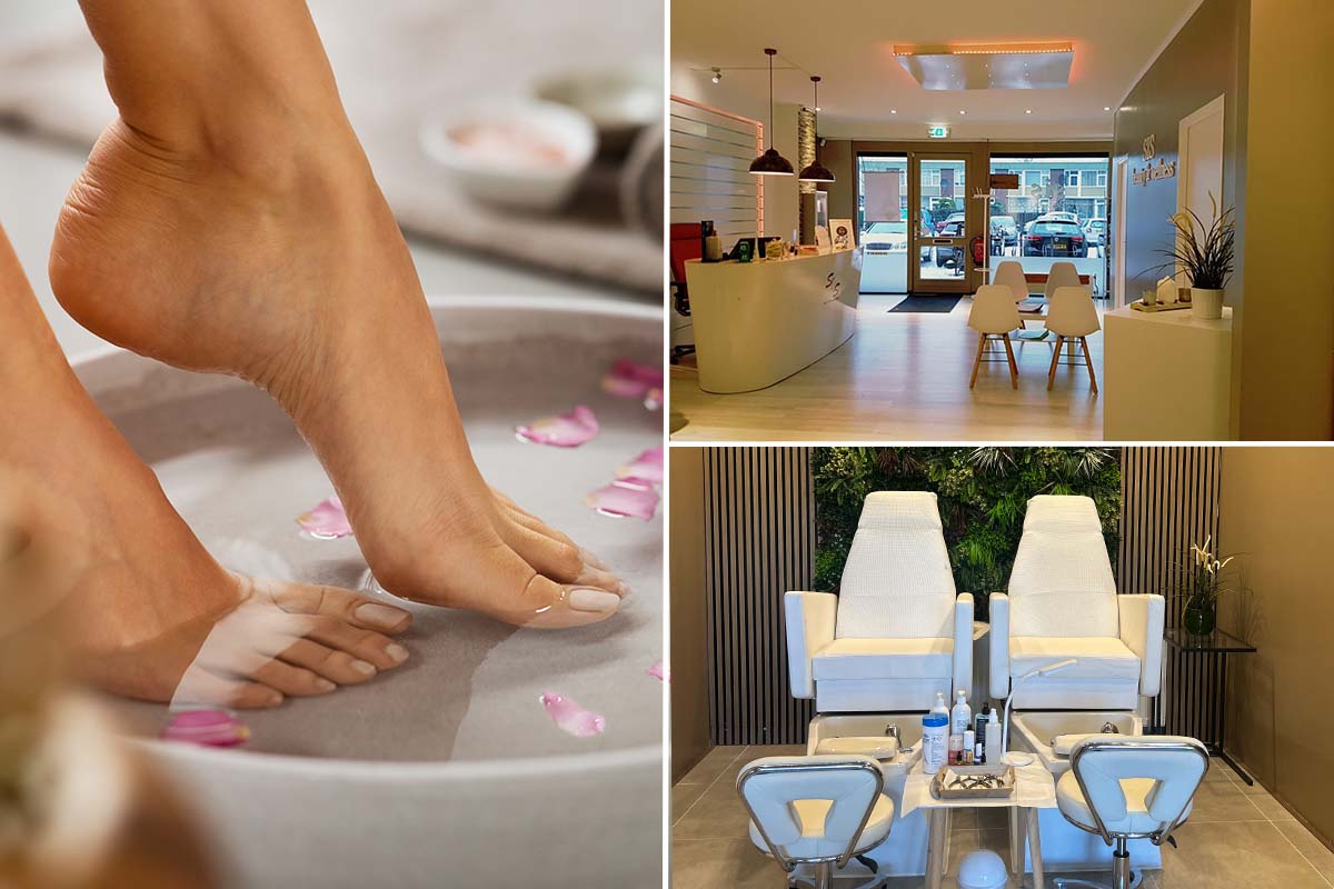 Spa-pedicurebehandeling bij SIS beauty & wellness 