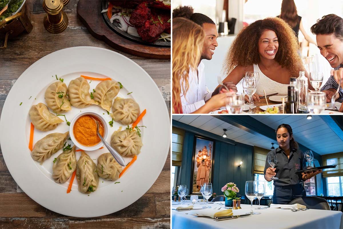 2-gangen shared dining van de chef bij Kathmandu Kitchen