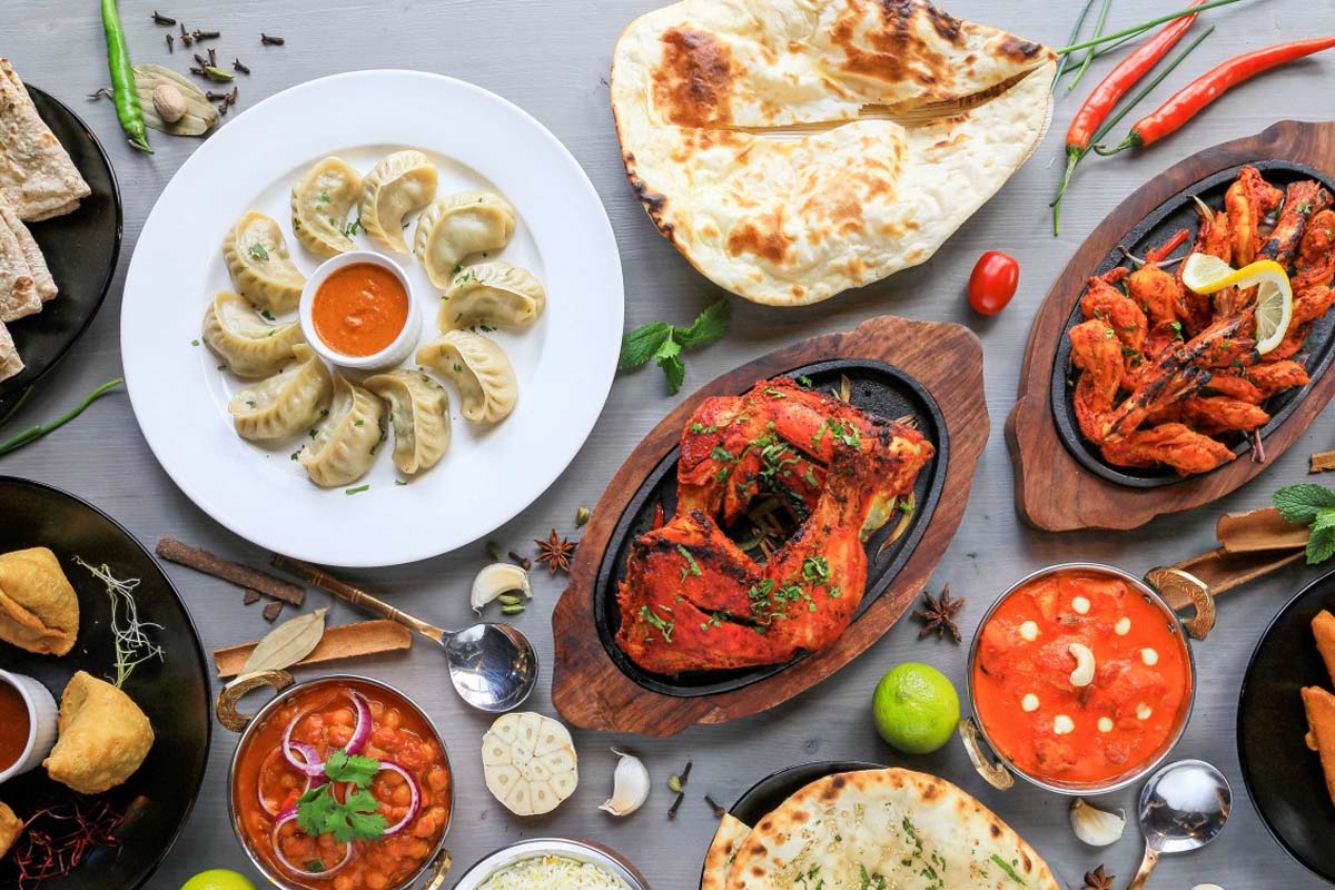 2-gangen shared dining van de chef bij Kathmandu Kitchen