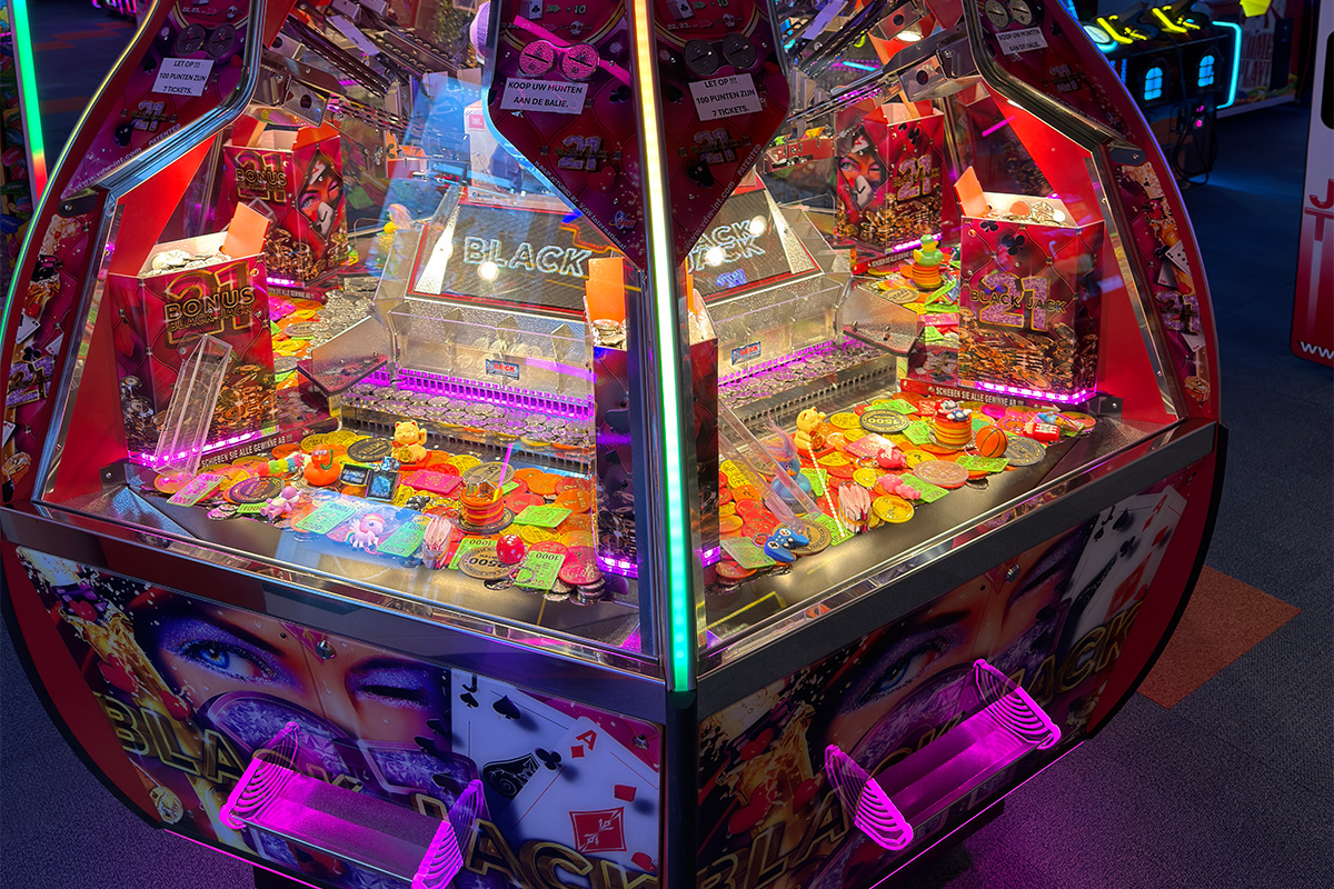 Speelmunten voor de Kermispusher + evt. arcadehal bij Let's Play-It