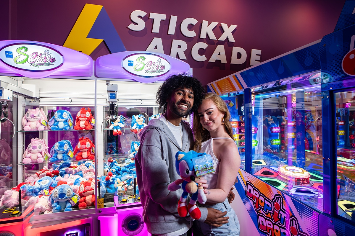 Speeltegoed of arrangement bij Stickx Arcade
