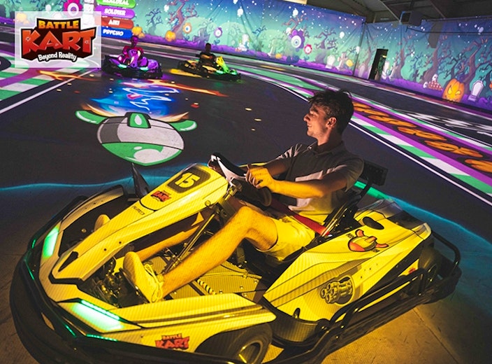 Spel naar keuze bij BattleKart (5 locaties)