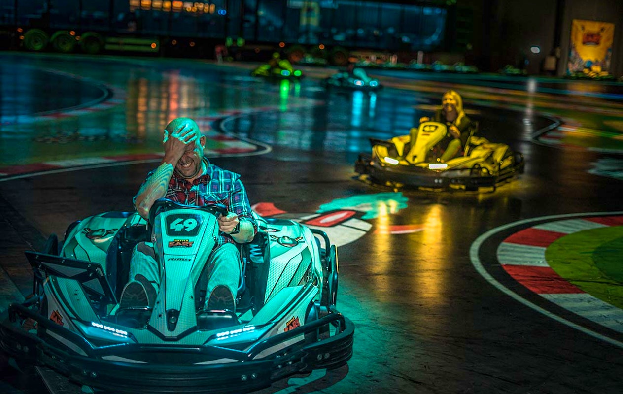 Spel naar keuze bij BattleKart in Kortrijk, Moeskroen, Herentals of Genk