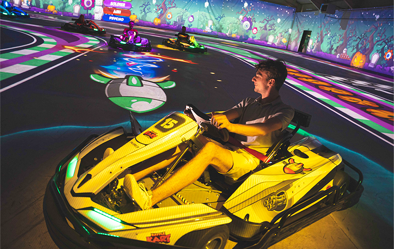 Spel naar keuze bij BattleKart in Kortrijk, Moeskroen, Herentals of Genk