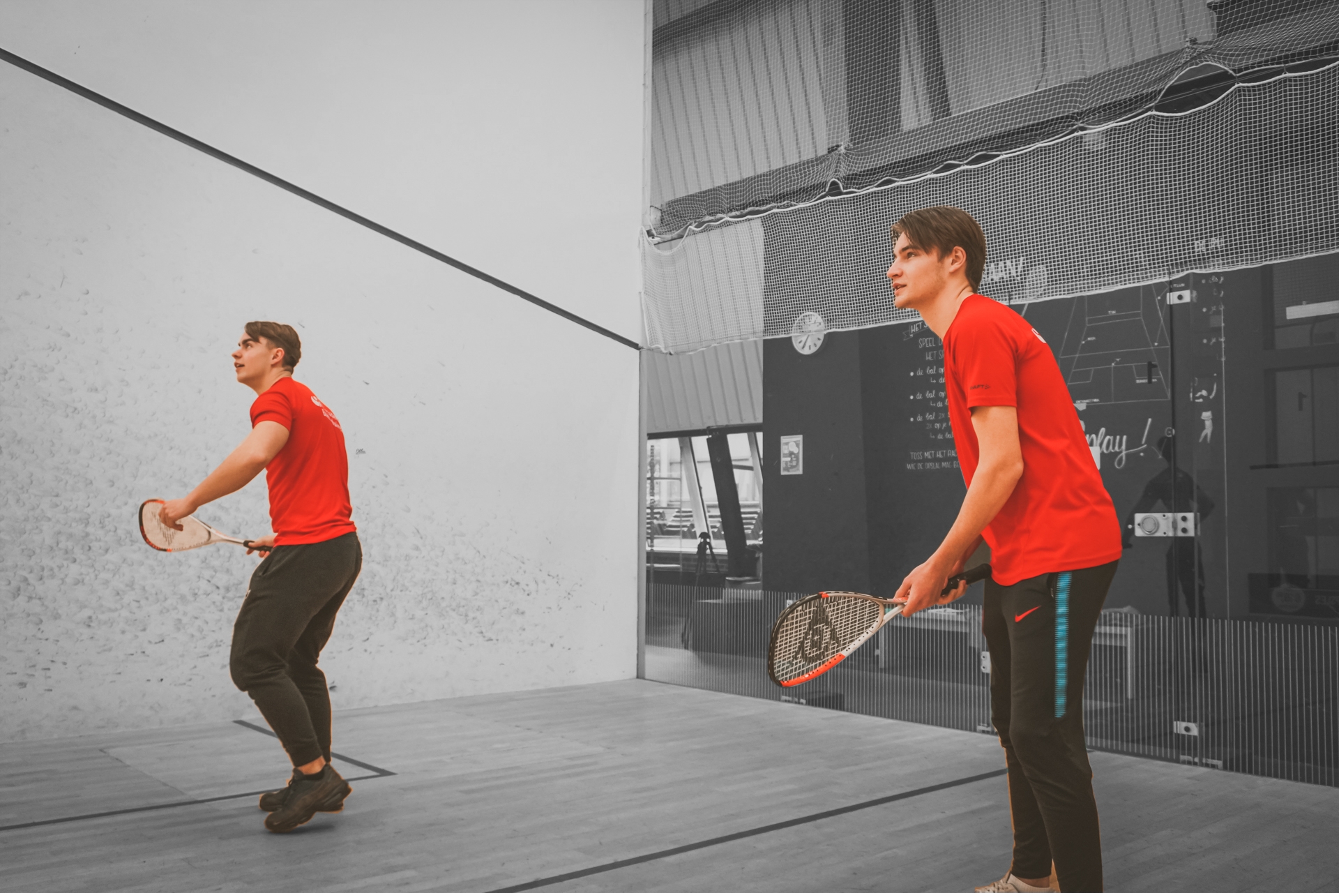 Squashen + lunch en drankje bij Fit Academie Bokkeduinen