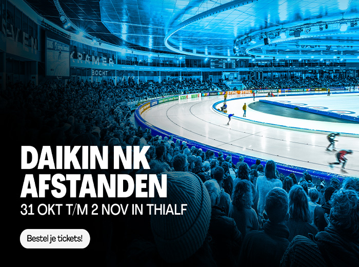 Staanplaats ticket Daikin NK Afstanden in Thialf