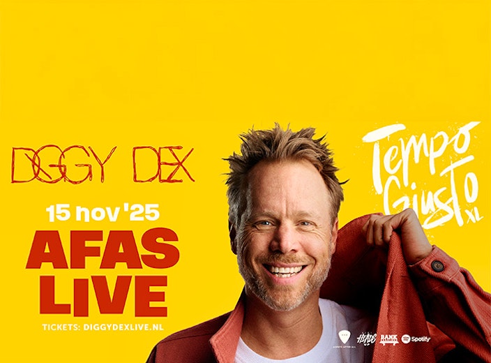 Staanplaats ticket Diggy Dex in AFAS Live - Tempo Giusto XL