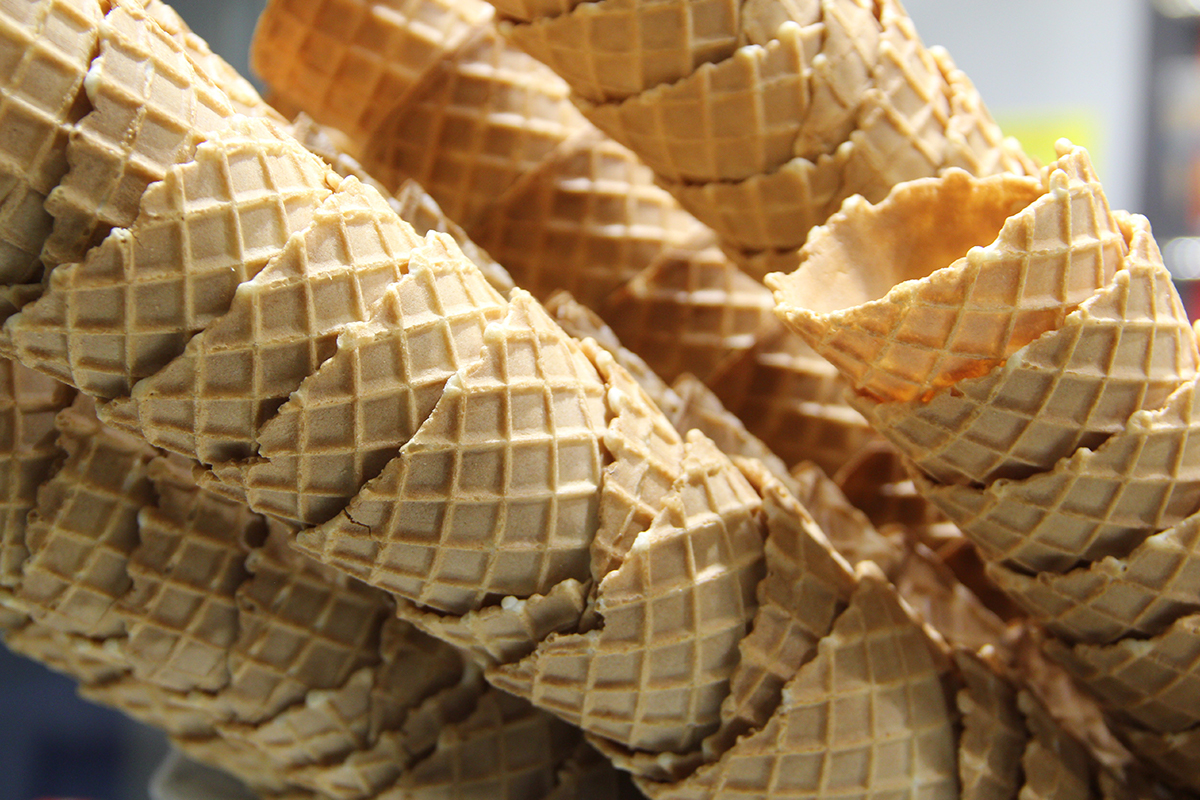 Strippenkaart voor 10 bollen ijs bij ijssalon Gosselaar