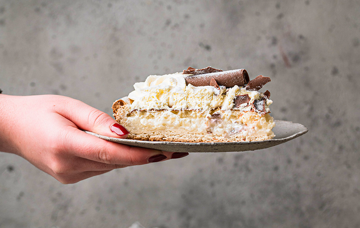 Punt vlaai + koffie of thee bij MultiVlaai