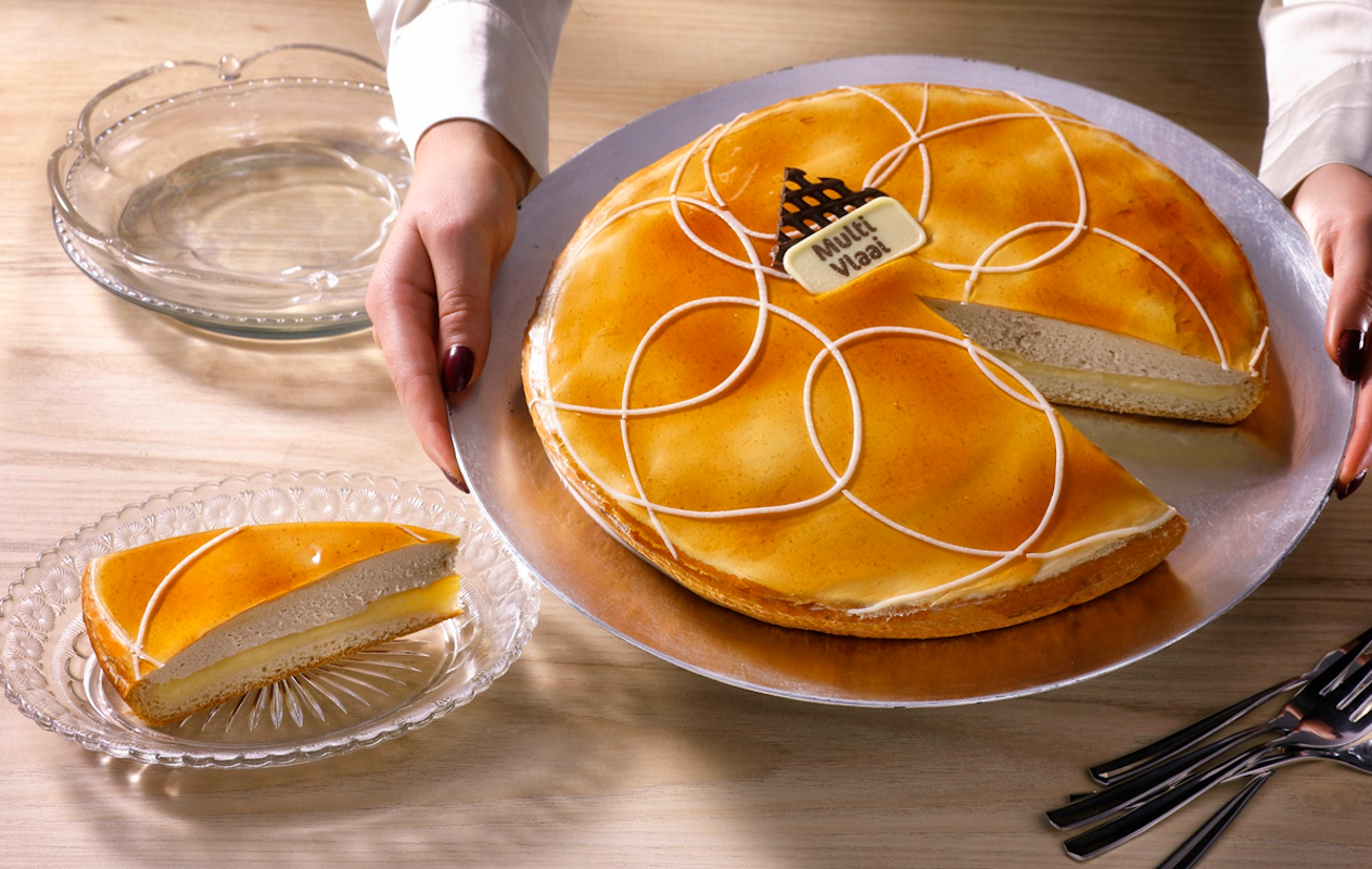 Punt vlaai + koffie of thee bij MultiVlaai