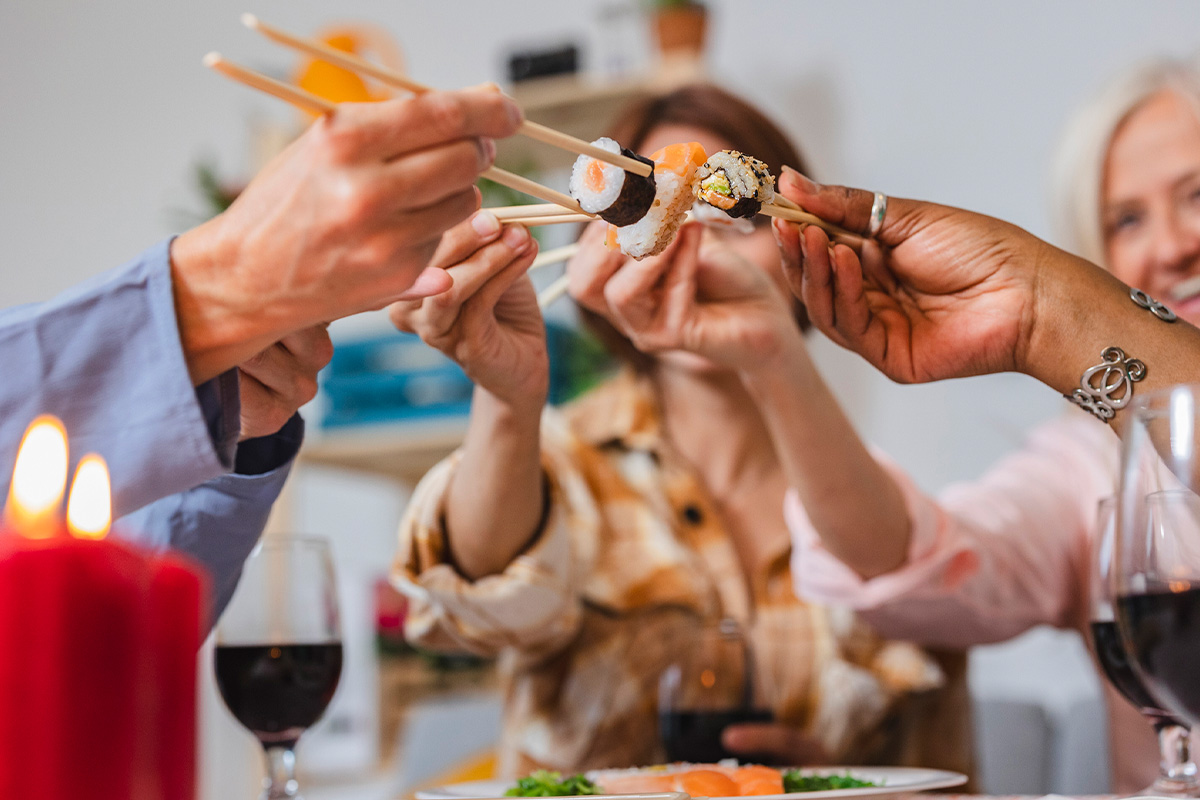 Sushi box of gezinsmenu afhalen bij Sushi Vandaag Bocholtz