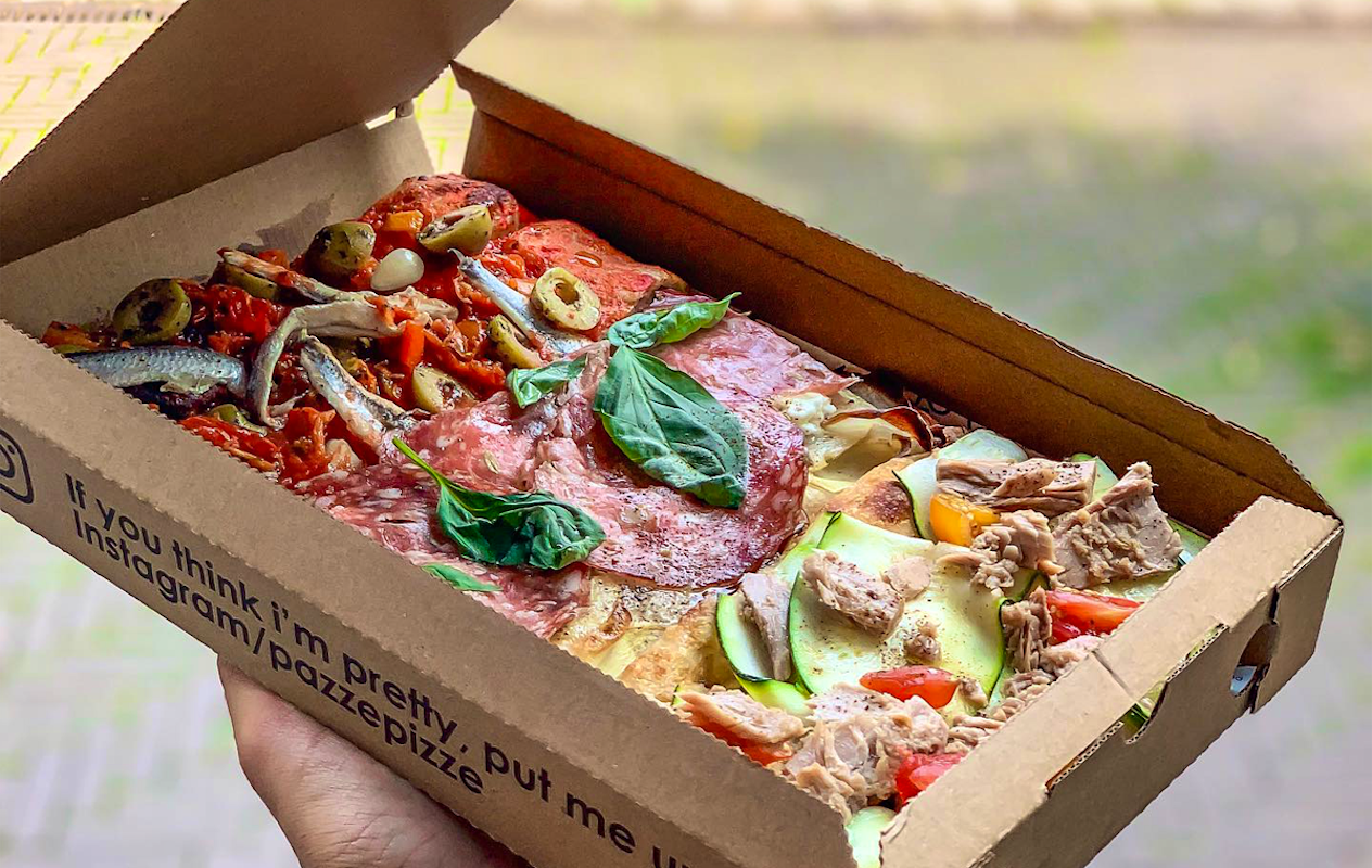 Afhaal Tasting box van Pazze e Pizze