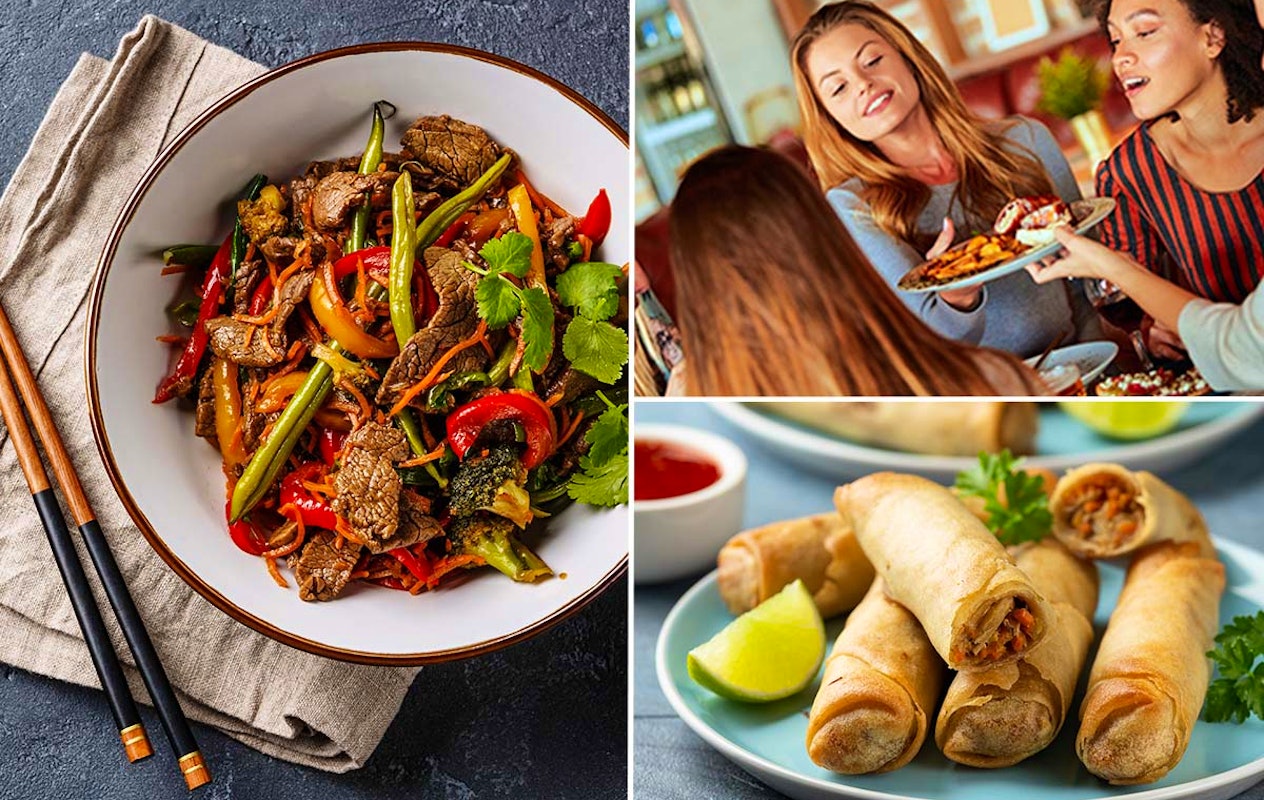 Thaise dinerbox met 5 gerechten (afhalen of bezorgen)