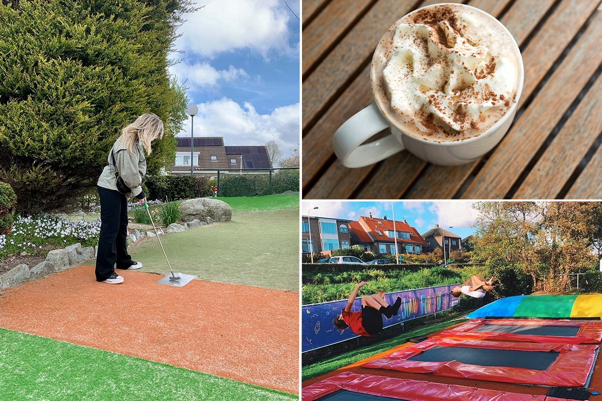 Entreeticket De Rollygolf + trampolines + chocolademelk