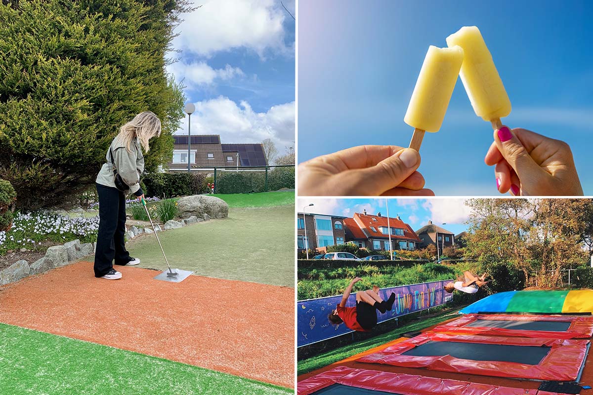 Entreeticket De Rollygolf + trampolines + ijsje