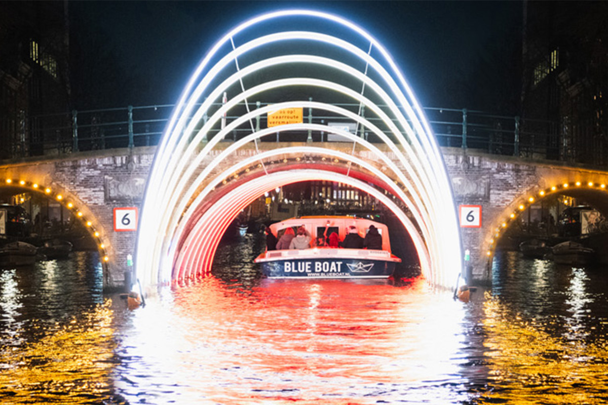 Amsterdam Light Festival rondvaart via Blue Boat