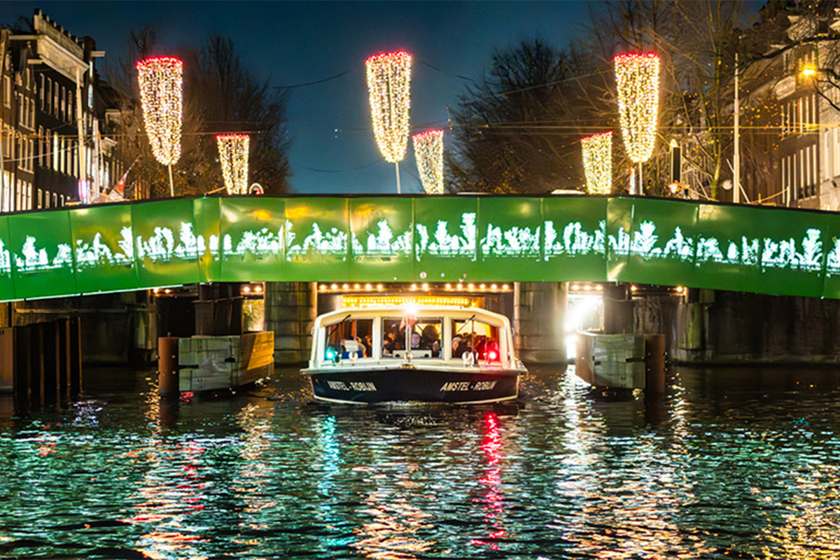 Amsterdam Light Festival rondvaart via Blue Boat