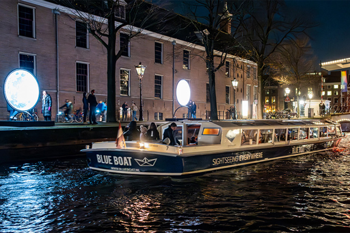 Amsterdam Light Festival rondvaart via Blue Boat