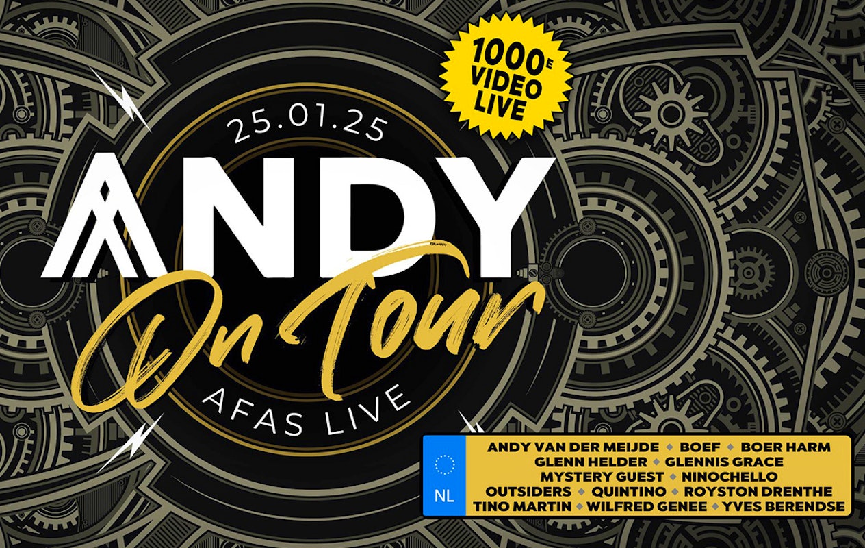 Entreeticket Andy on Tour op 25 januari 2025