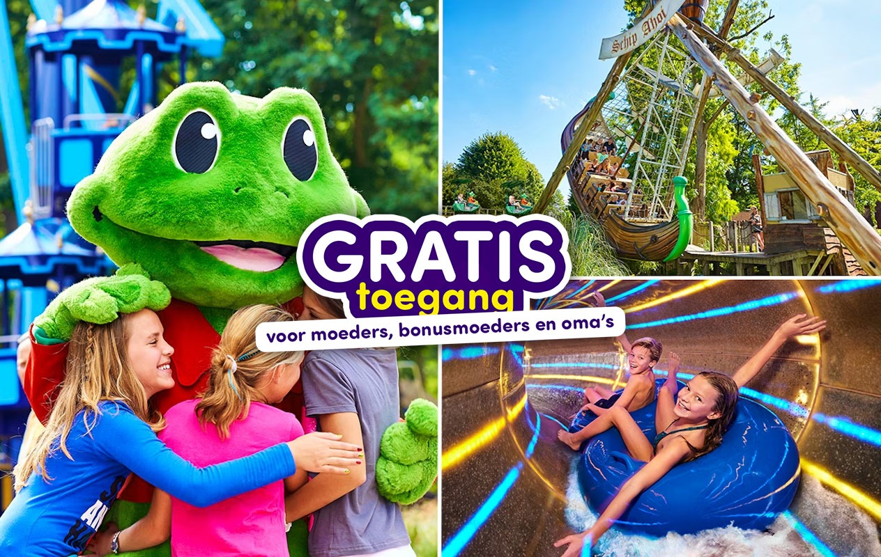 EXCLUSIEF! Ticket Attractiepark Duinrell + Tikibad - 9 & 10 mei