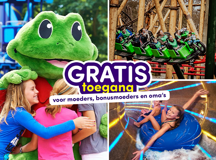 Entrée gratuite pour les mamans au parc d'attractions Duinrell et à Tikibad les 9 et 10 mai ! 💕