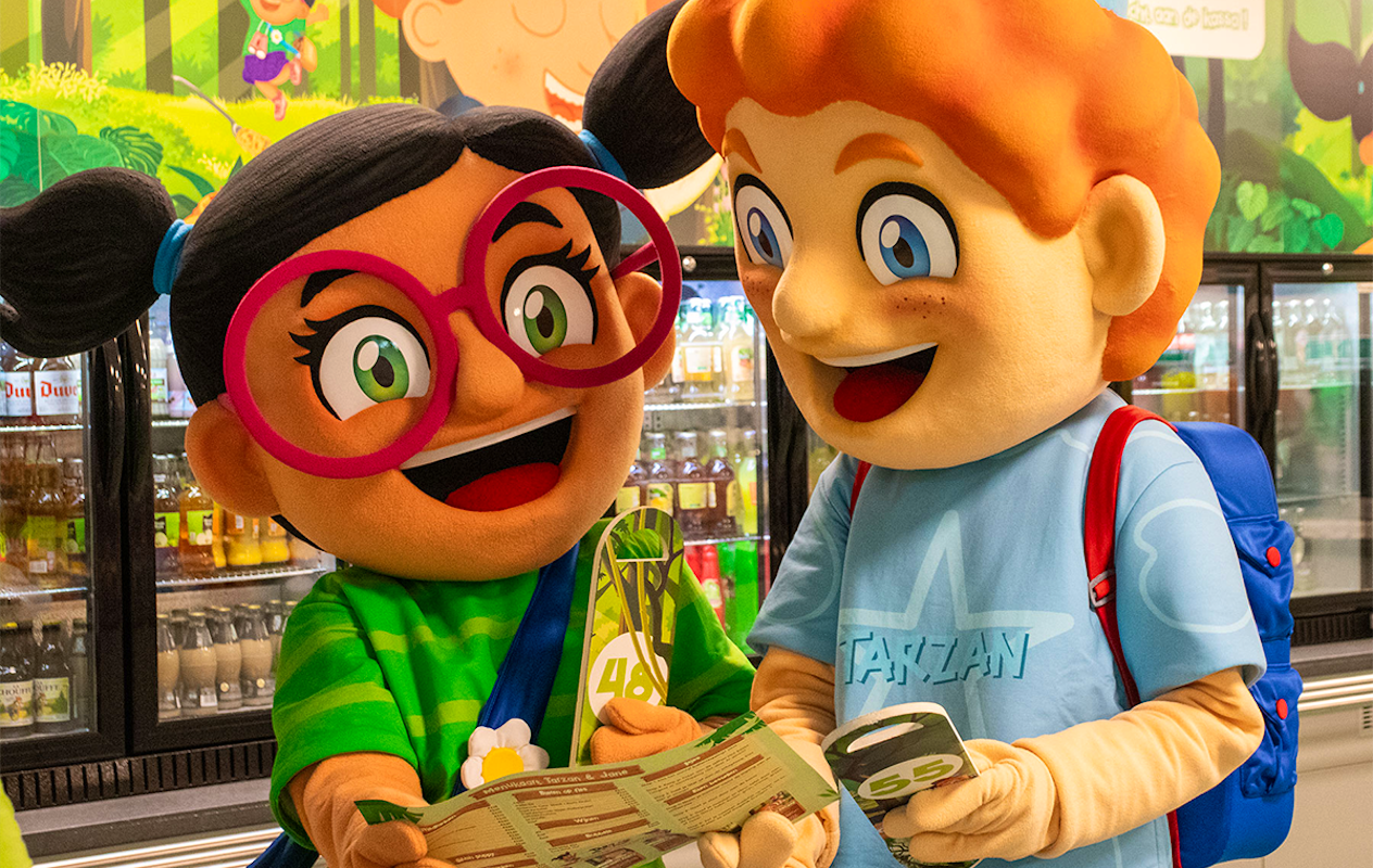 Ticket + kindergerecht naar keuze bij binnenspeeltuin Tarzan & Jane