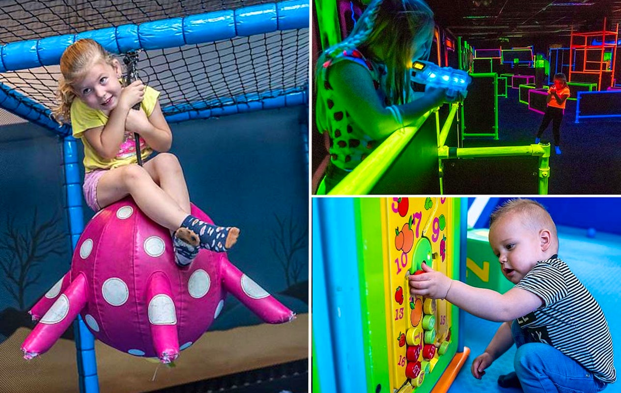 Entreeticket + extra's bij Bubbeljungle Speelstad