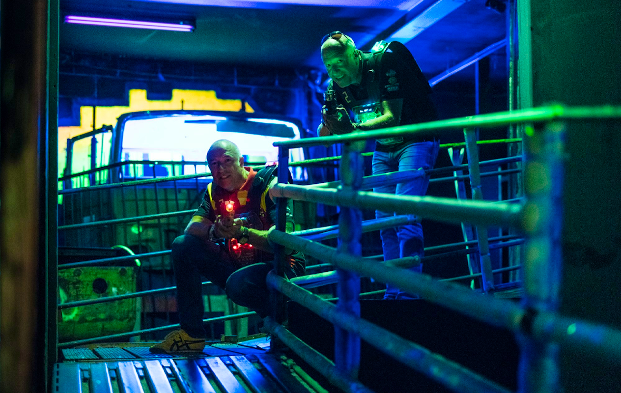 Lasergamen bij Coronel