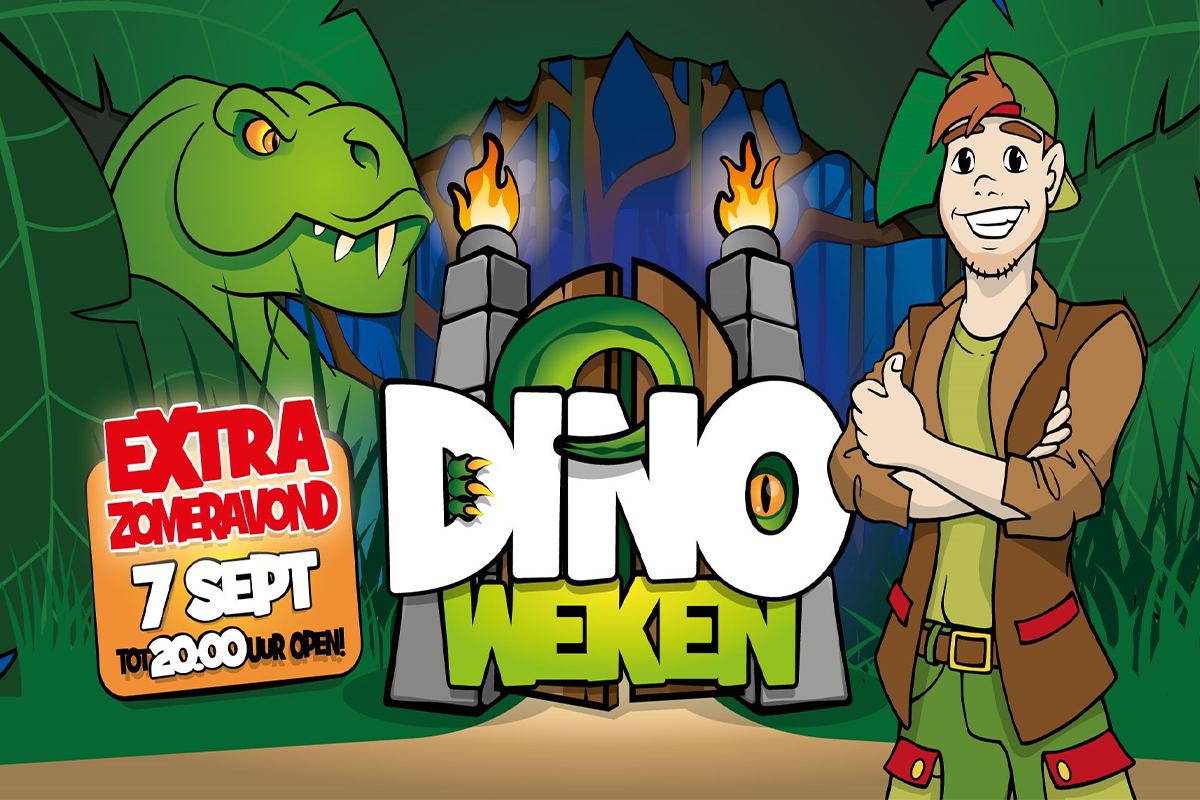 Ticket Dino Avond bij Kinderpretpark Julianatoren (entree 10:30-20:00)