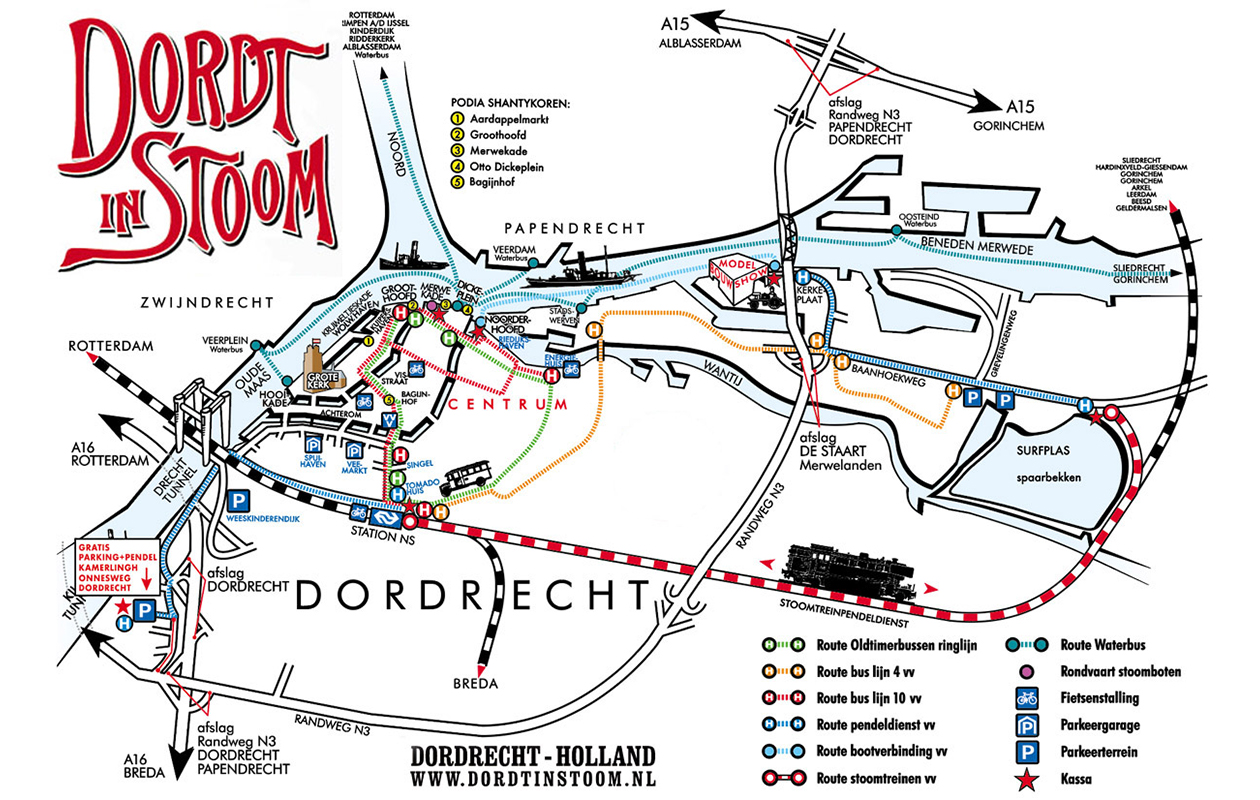 Stoomrondje Dordt tijdens Dordt in Stoom! 
