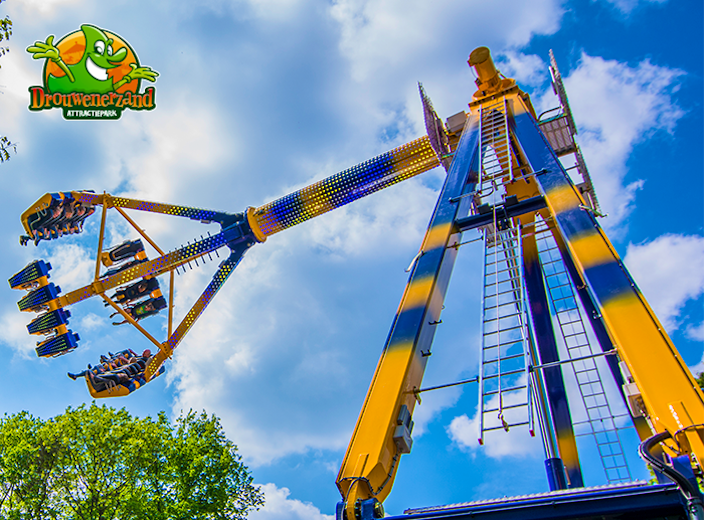 Entreeticket Drouwenerzand Attractiepark, incl. onbeperkt eten + drinken