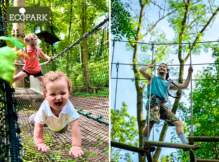 Entreeticket Ecopark Adventures + eventueel Ecopark Legends