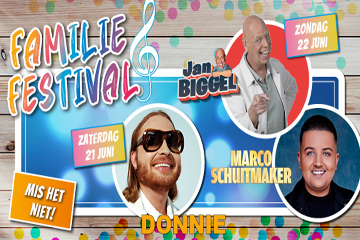 Entreeticket Familie Festival Drouwenerzand Attractiepark