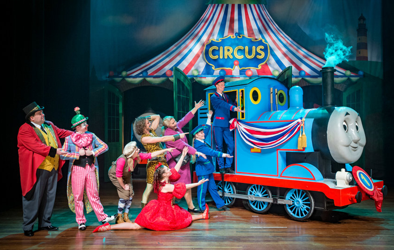 Bezoek in de kerstvakantie de familievoorstelling Thomas en het Circus 