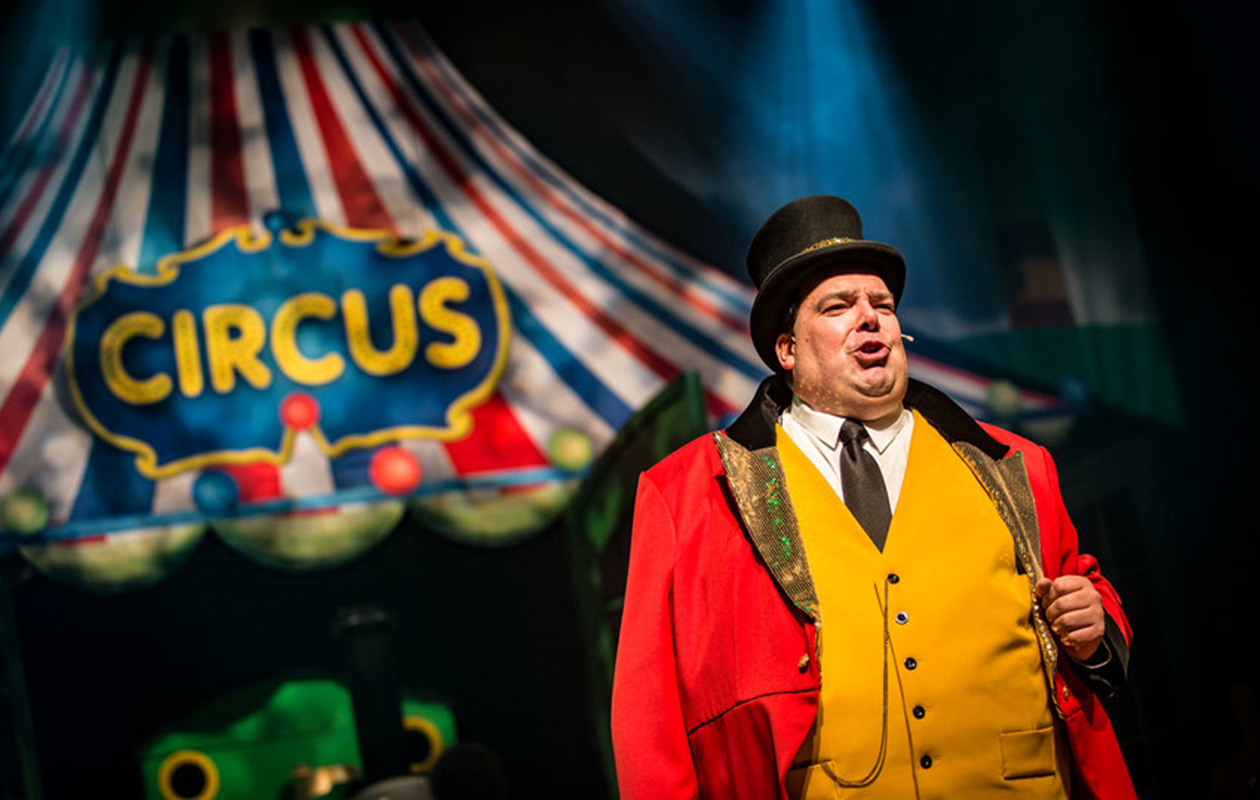 Bezoek in de kerstvakantie de familievoorstelling Thomas en het Circus 