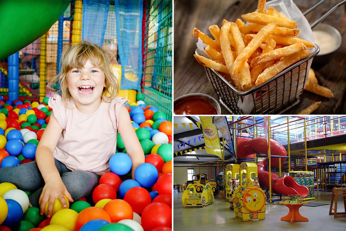 Entreeticket + friet en saus + slush ijsje Speeldorp Pee Wee