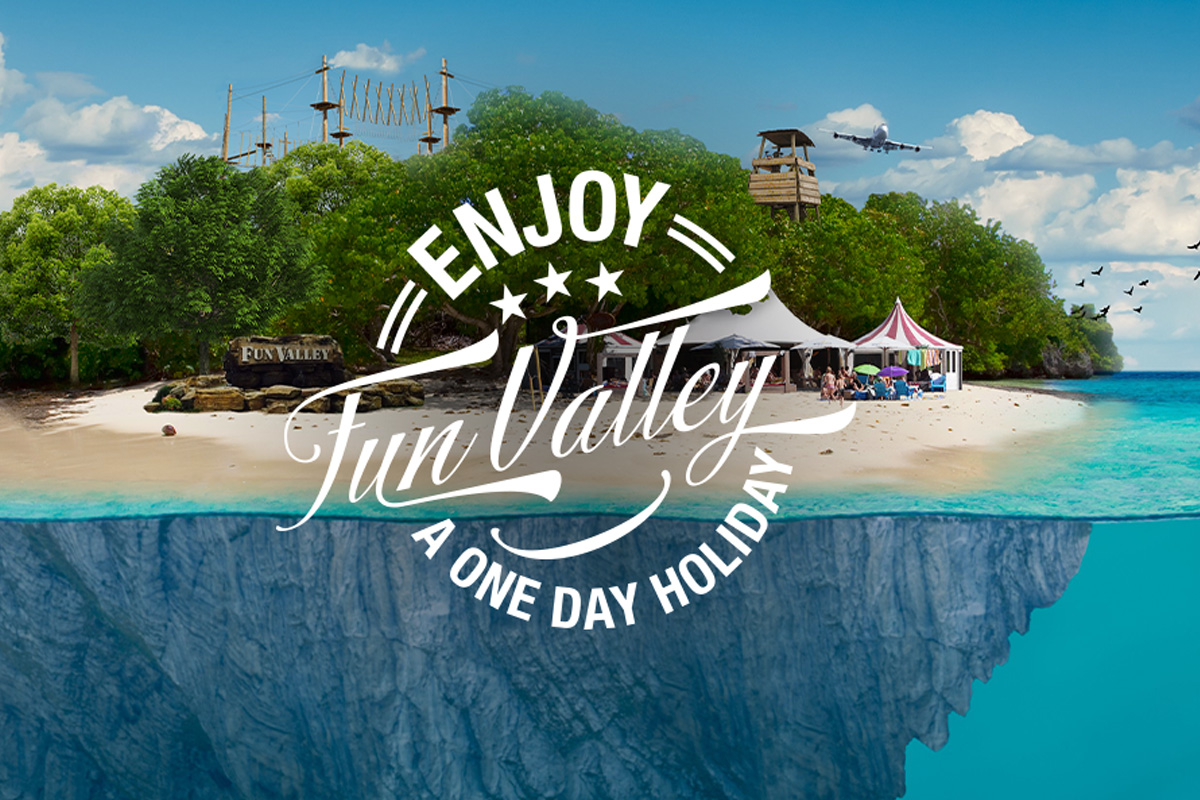 Entreeticket Fun Valley + friet + snack naar keuze + frisdrank 