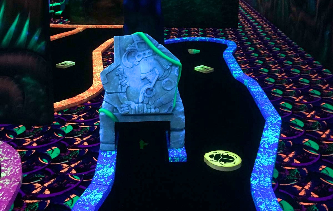 Entreeticket GlowGolf Tiel