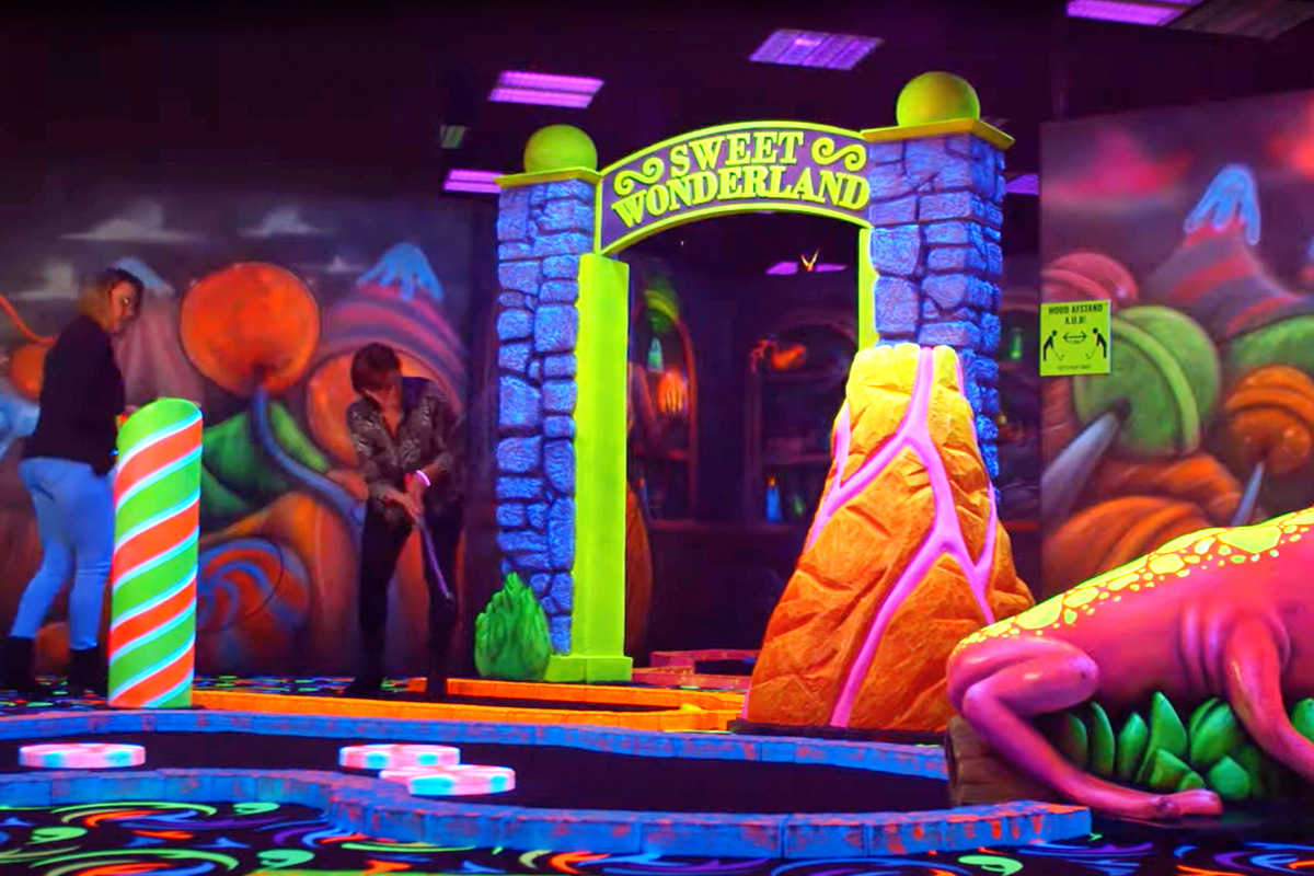 Entreeticket GlowGolf Tiel