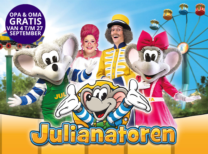 Billet d’entrée au parc d’attractions pour enfants Julianatoren
